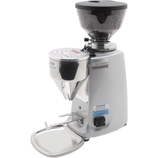 Mazzer Mini Electronic Doserless Espresso Grinder Type A - Silver