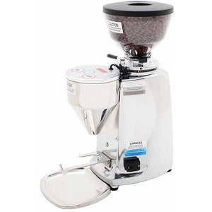 Mazzer Mini Electronic Doserless Espresso Grinder Type A - Polished Aluminum