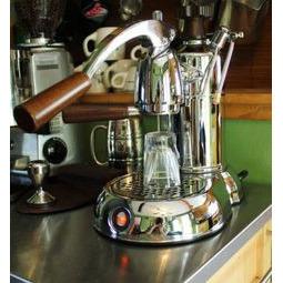 La Pavoni Stradivari Manual Espresso Machine - Wood & Chrome - PSW-16