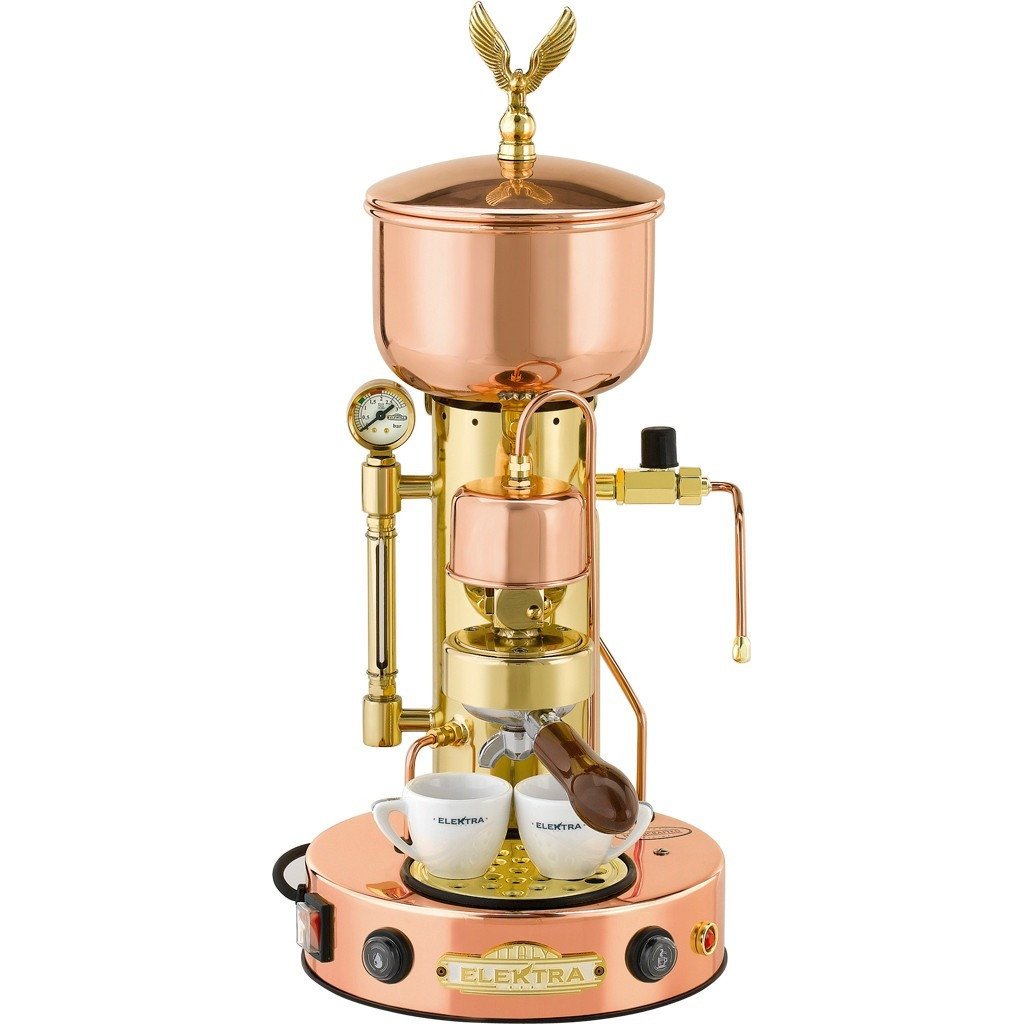 Elektra ART.SX MicroCasa SemiAutomatica Espresso Machine -Copper and Brass