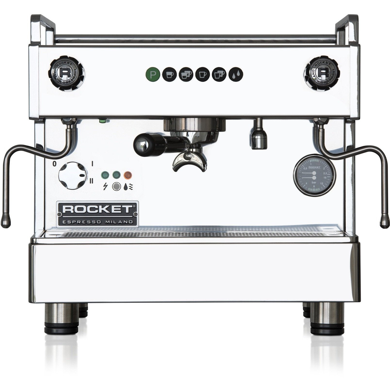 Rocket Espresso Boxer Timer Commercial Espresso Machine - 1 Group