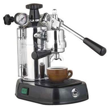 La Pavoni Professional Manual Espresso Machine - Black Base - PBB-16